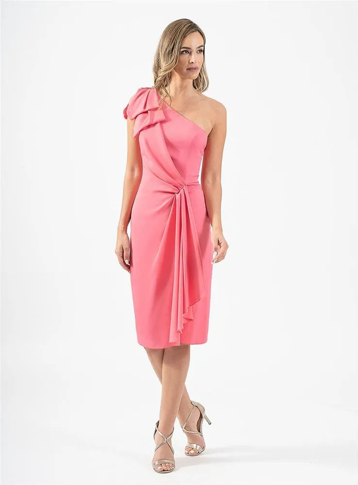 1012.4 VESTIDO MIDI CREPE ASIMETRICO
