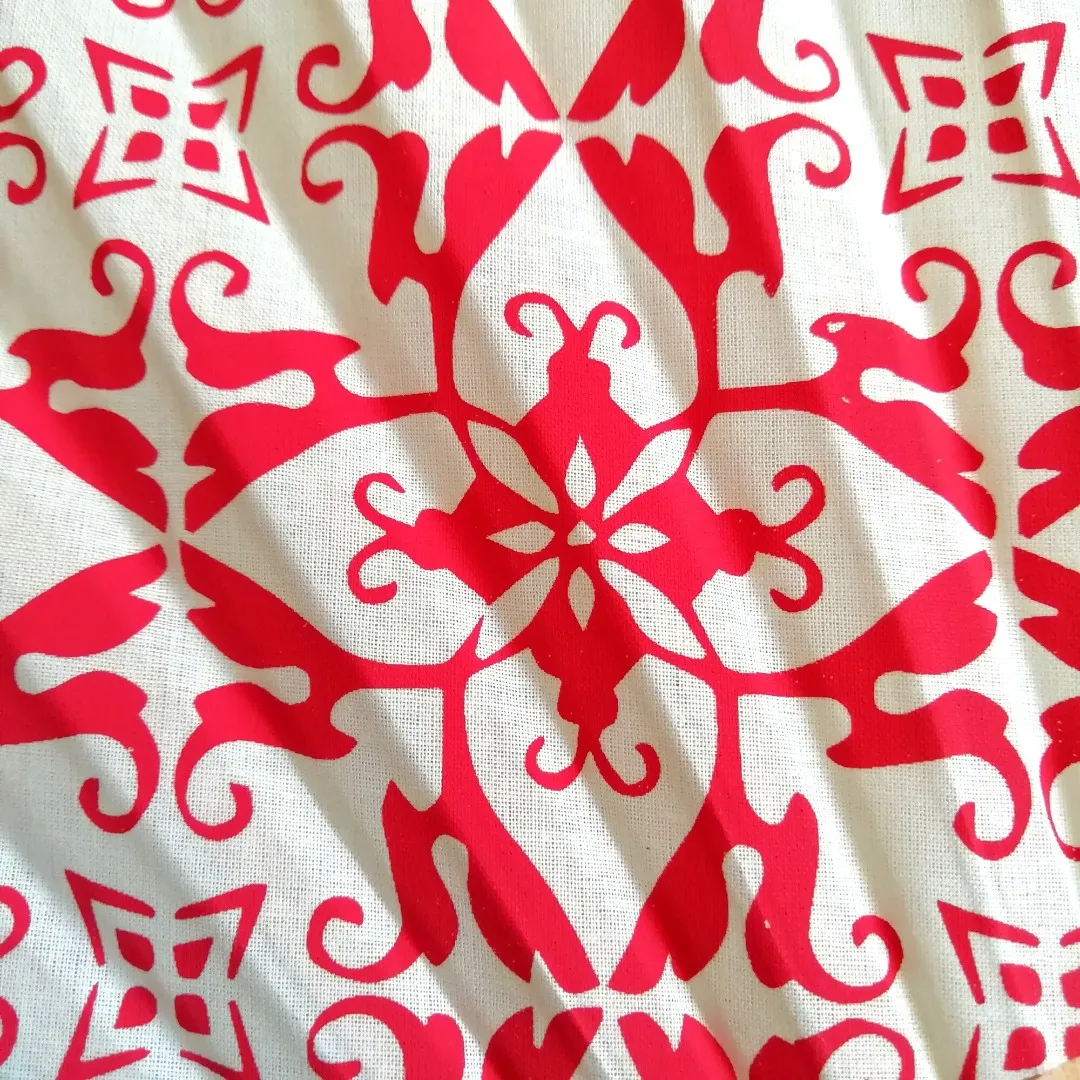 Abanico Mosaico rojo