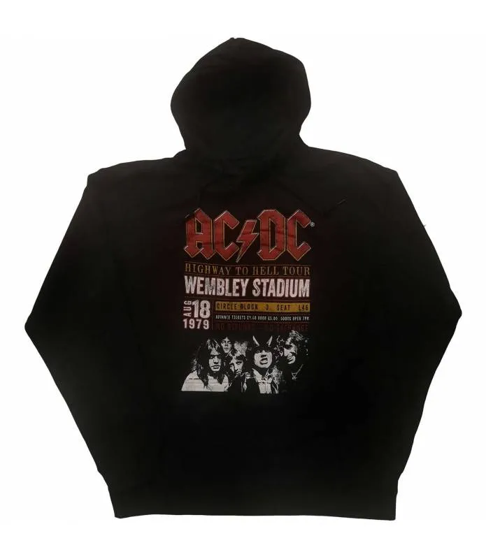 ACDC Wembley '79 Sudadera ECOLOGICA Licencia Oficial RockOff  ACDCECOHD01MB