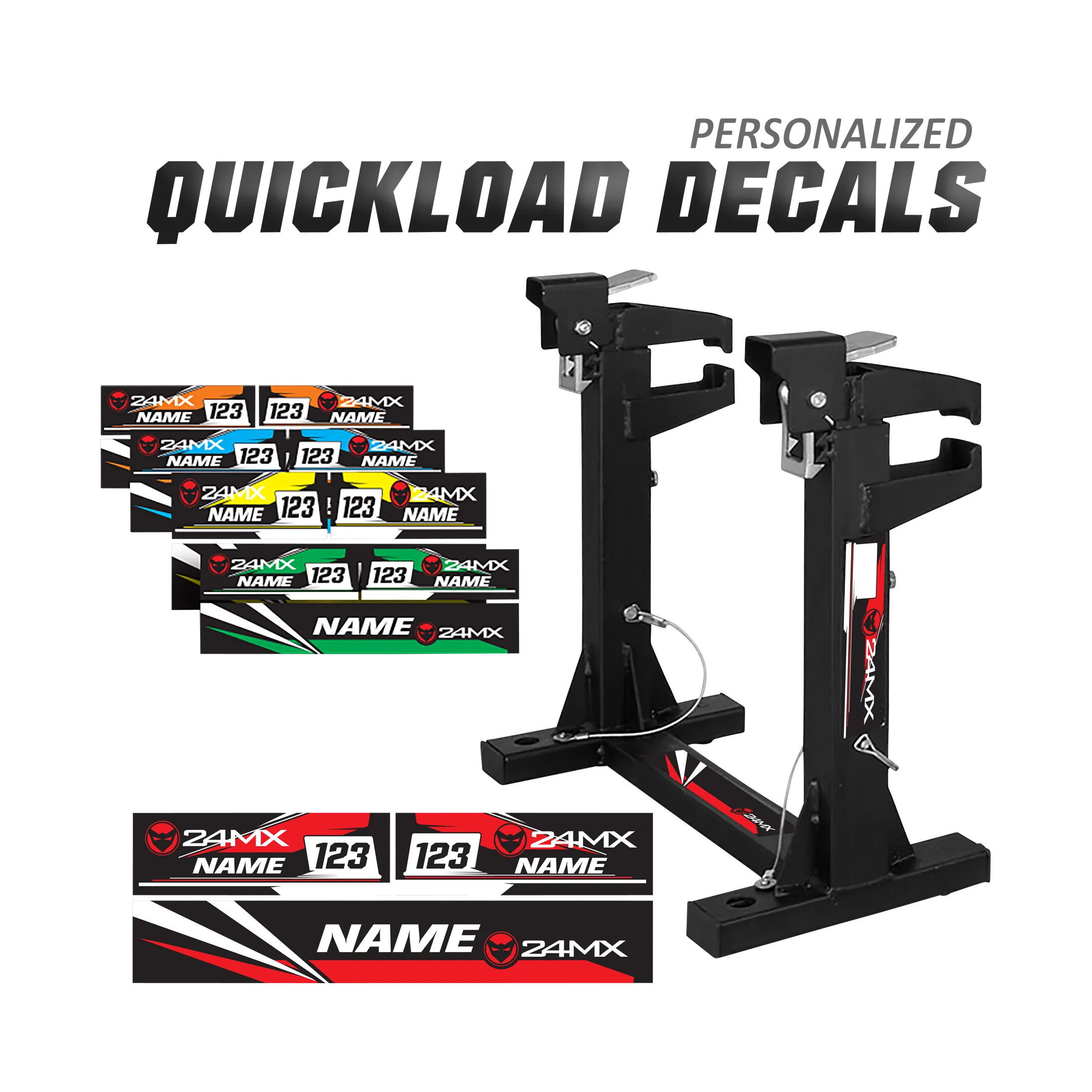 Adhesivos Personalizados 24MX para Sistema de Transporte Quickload