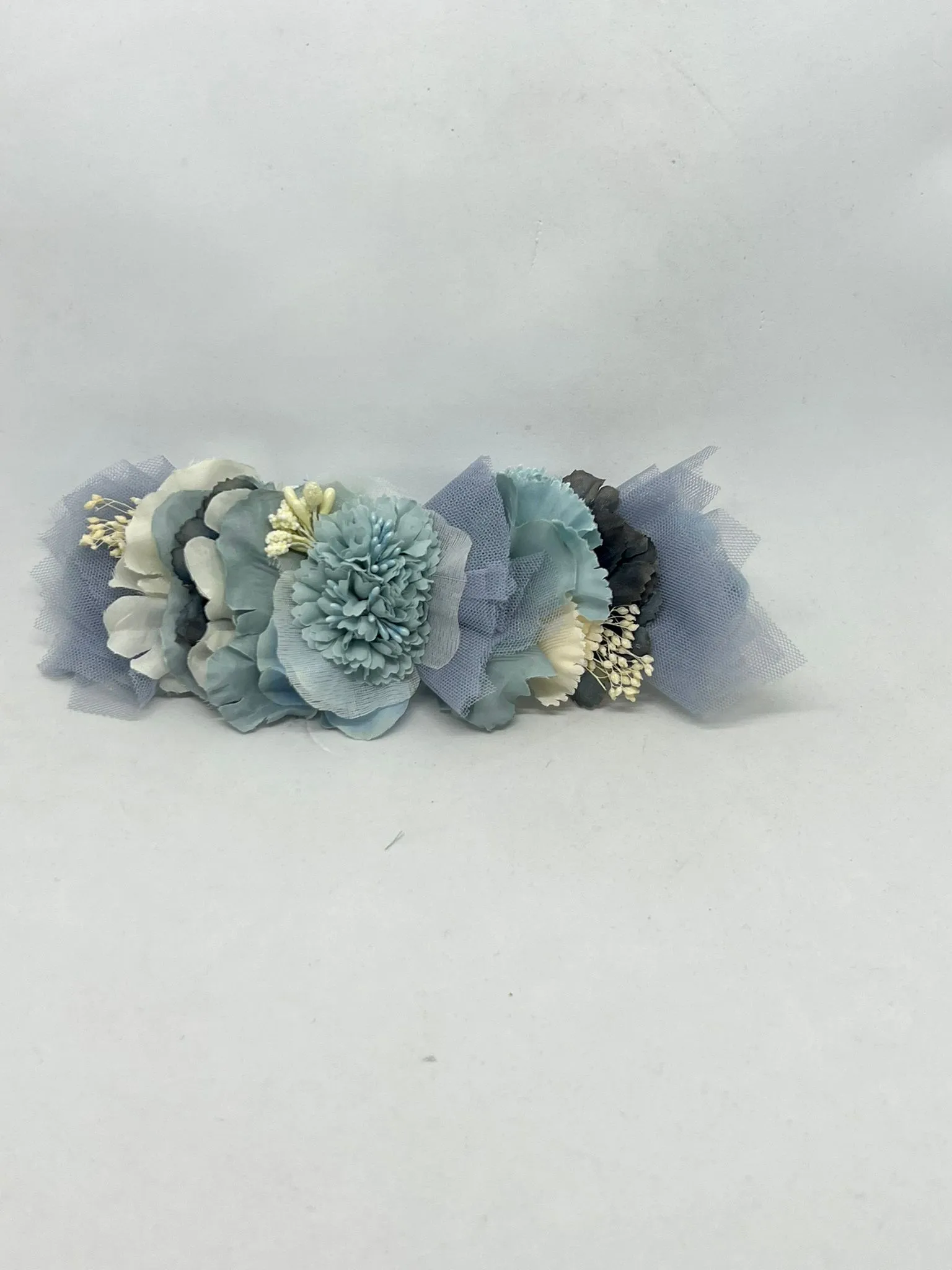 Adorno Flores para Fajín Azul