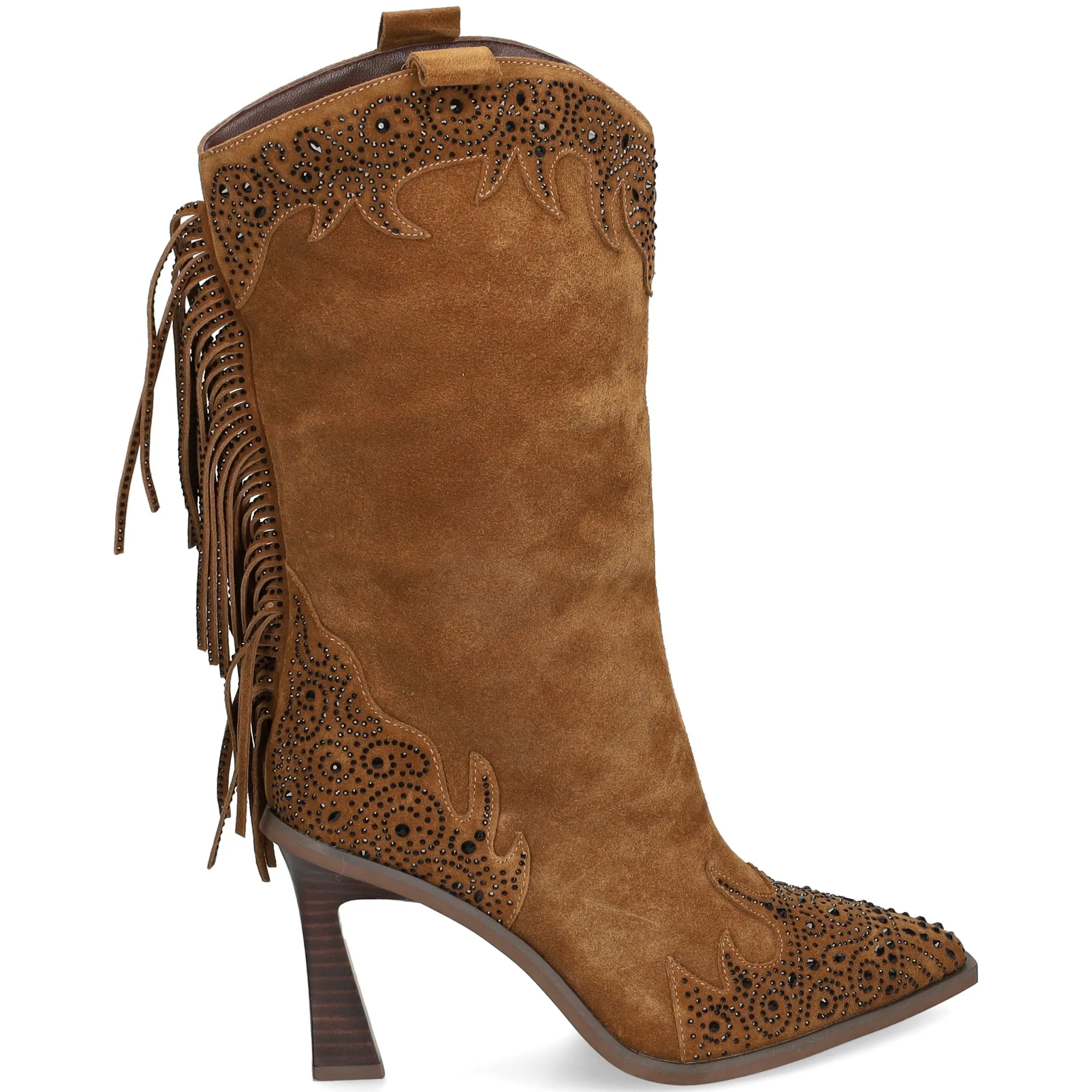 ALMA EN PENA Botas con tacón de Mujer CAMEL