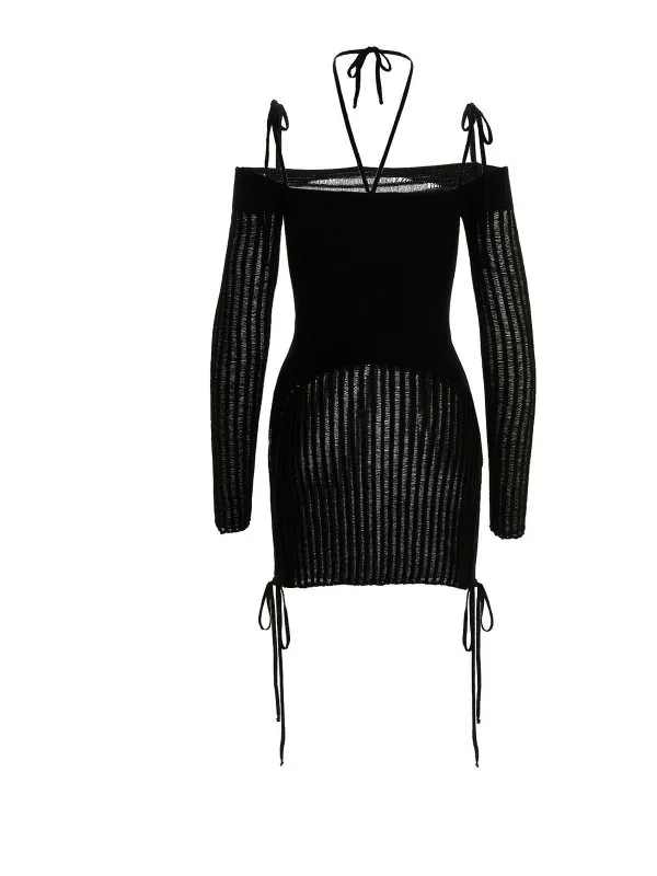 ANDREāDAMO VESTIDO CORTO  NEGRO
