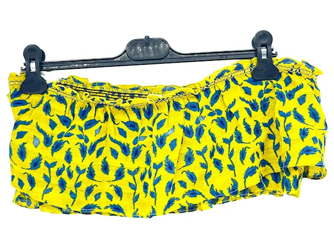 Autre Marque TANYA TAYLOR Tops T.US 0 Seda Amarillo 