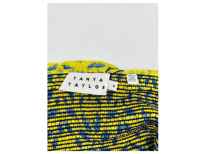 Autre Marque TANYA TAYLOR Tops T.US 0 Seda Amarillo 