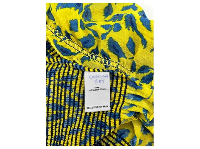 Autre Marque TANYA TAYLOR Tops T.US 0 Seda Amarillo 