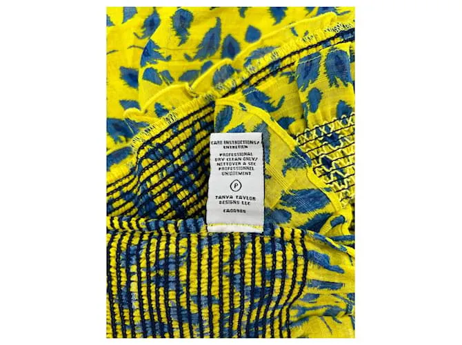 Autre Marque TANYA TAYLOR Tops T.US 0 Seda Amarillo 