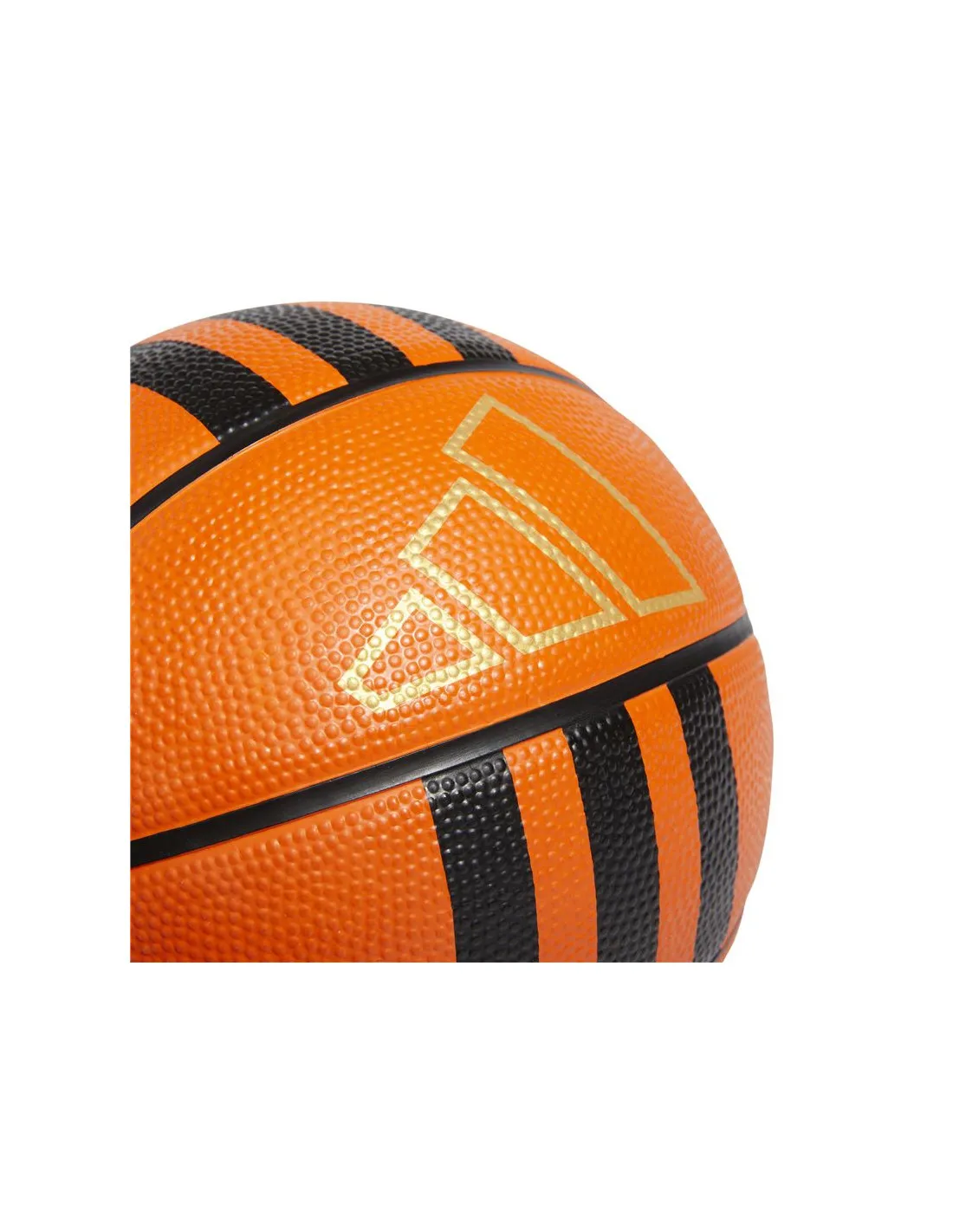 Balón de Baloncesto adidas Rubber 3 Bandas Naranja