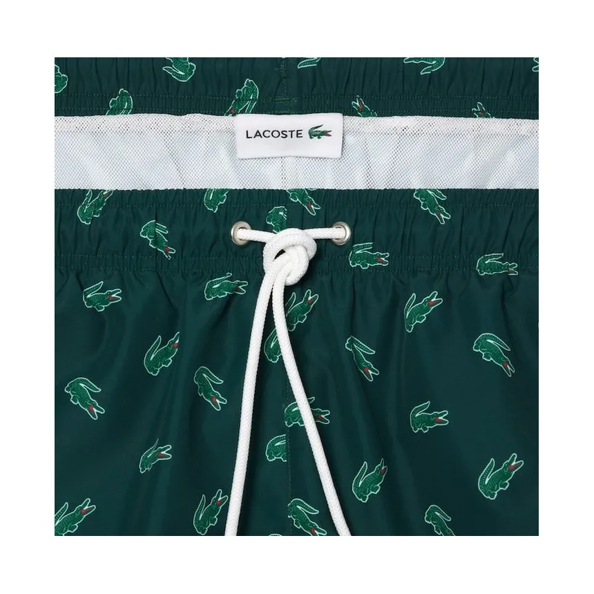 Bañador Lacoste Estampado Para Hombre