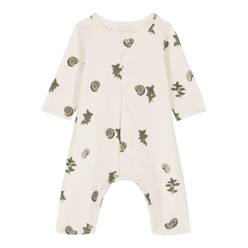 BEN  MONO ESTAMPADO DE ALGODóN ORGáNICO EN BLANCO