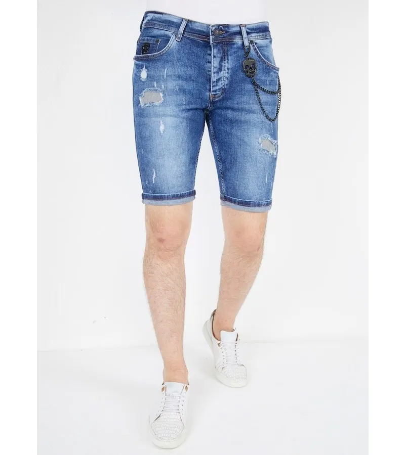 BERMUDAS TEJANAS HOMBRE  1054  AZUL