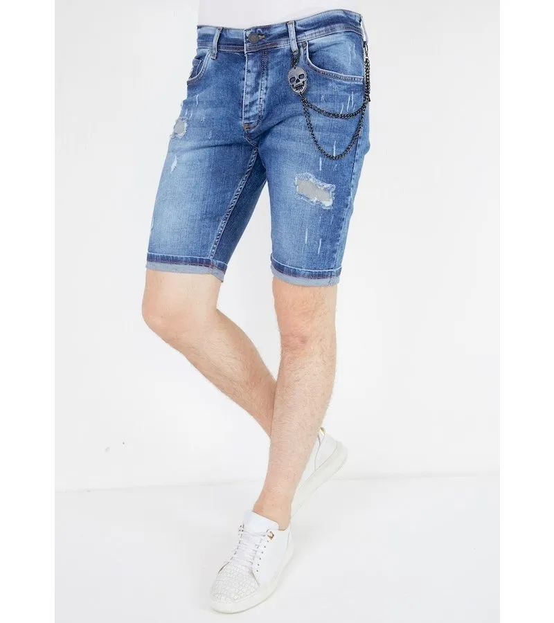 BERMUDAS TEJANAS HOMBRE  1054  AZUL