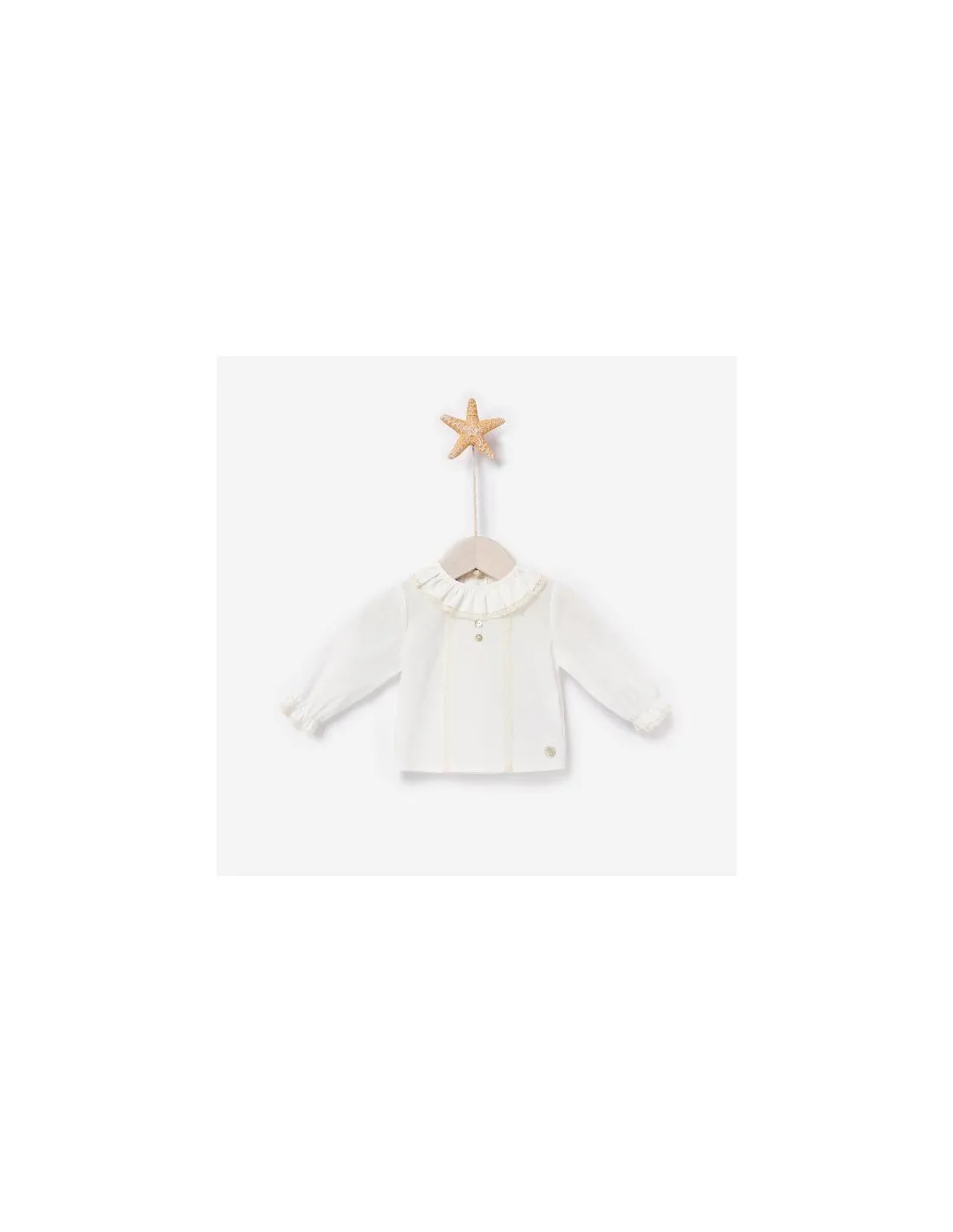 Blusa con puntilla Atardecer de Paz Rodriguez Verano