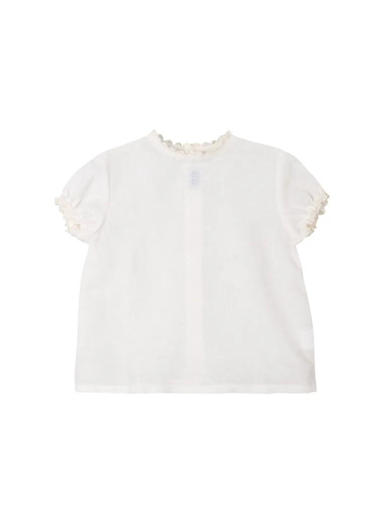 Blusa detalle puntilla