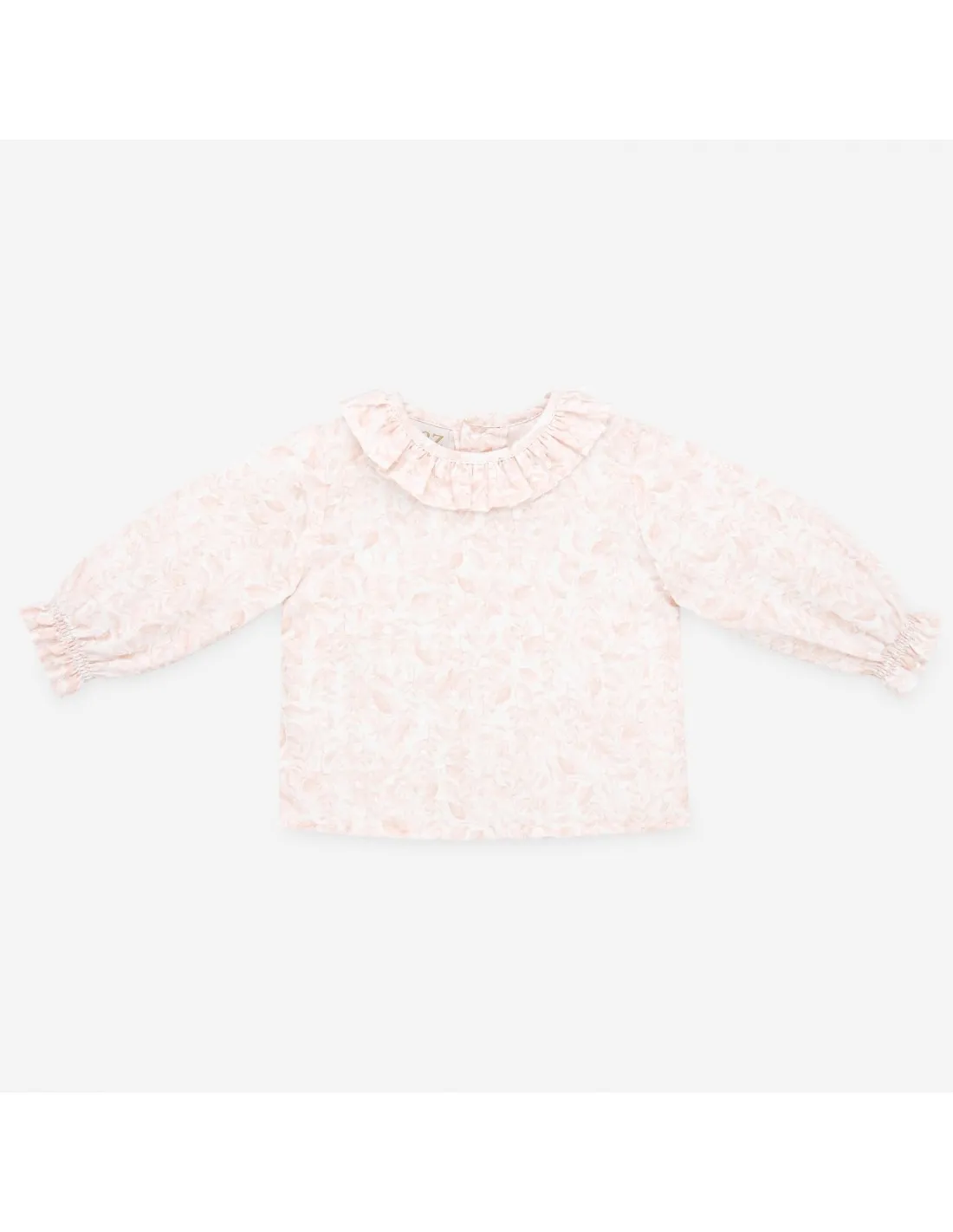 BLUSA ESTAMPADA CON VOLANTES EN CUELLO 35435 PAZ V21 PAZ ROD