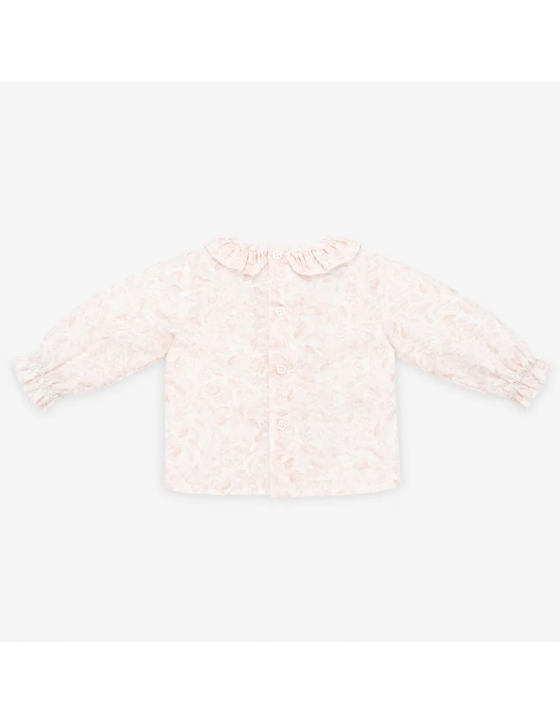 BLUSA ESTAMPADA CON VOLANTES EN CUELLO 35435 PAZ V21 PAZ ROD