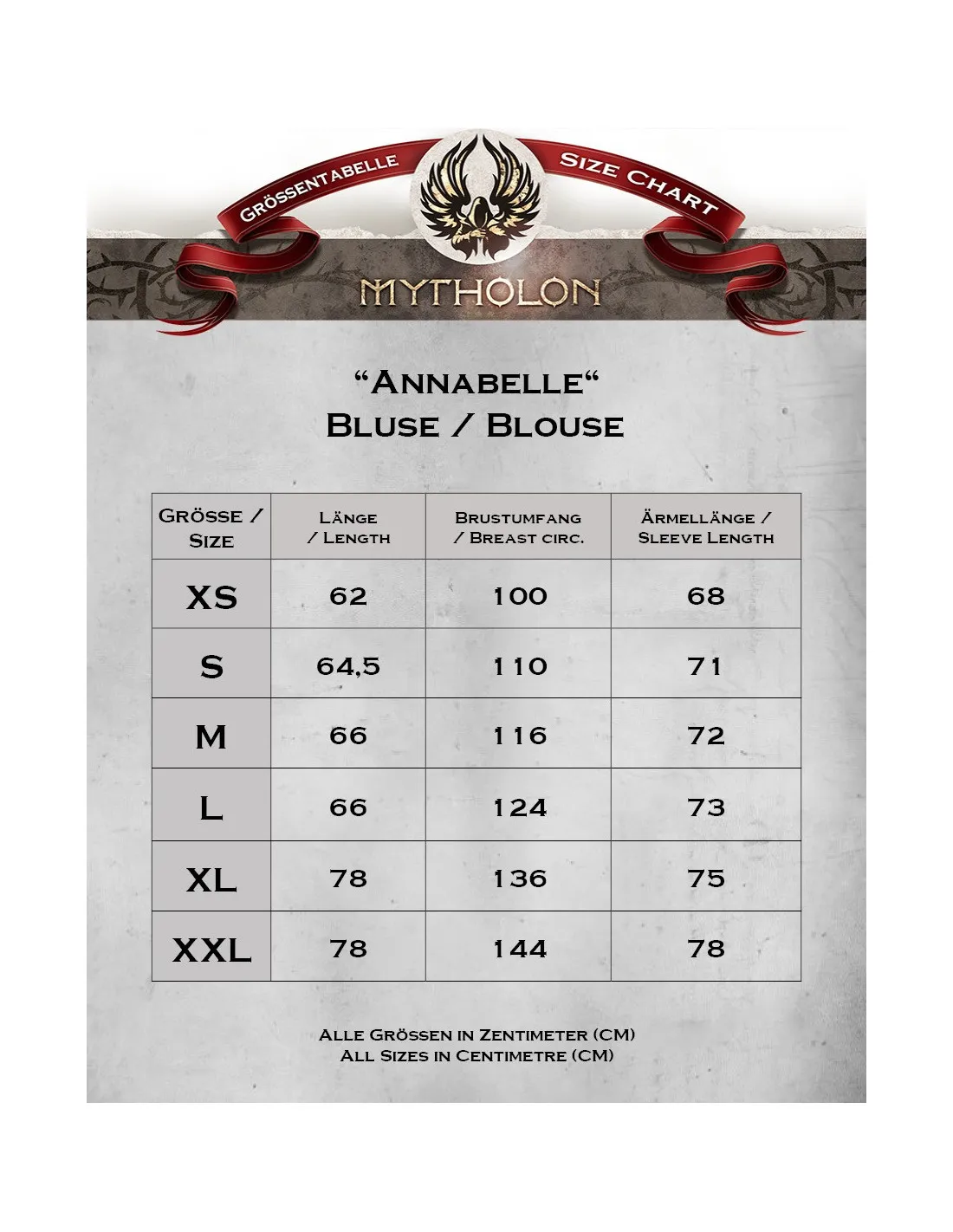 Blusa medieval Annabelle negra