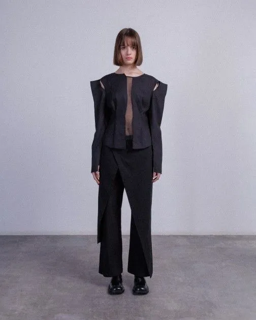 Blusa NU London Y24 1011016 Negro