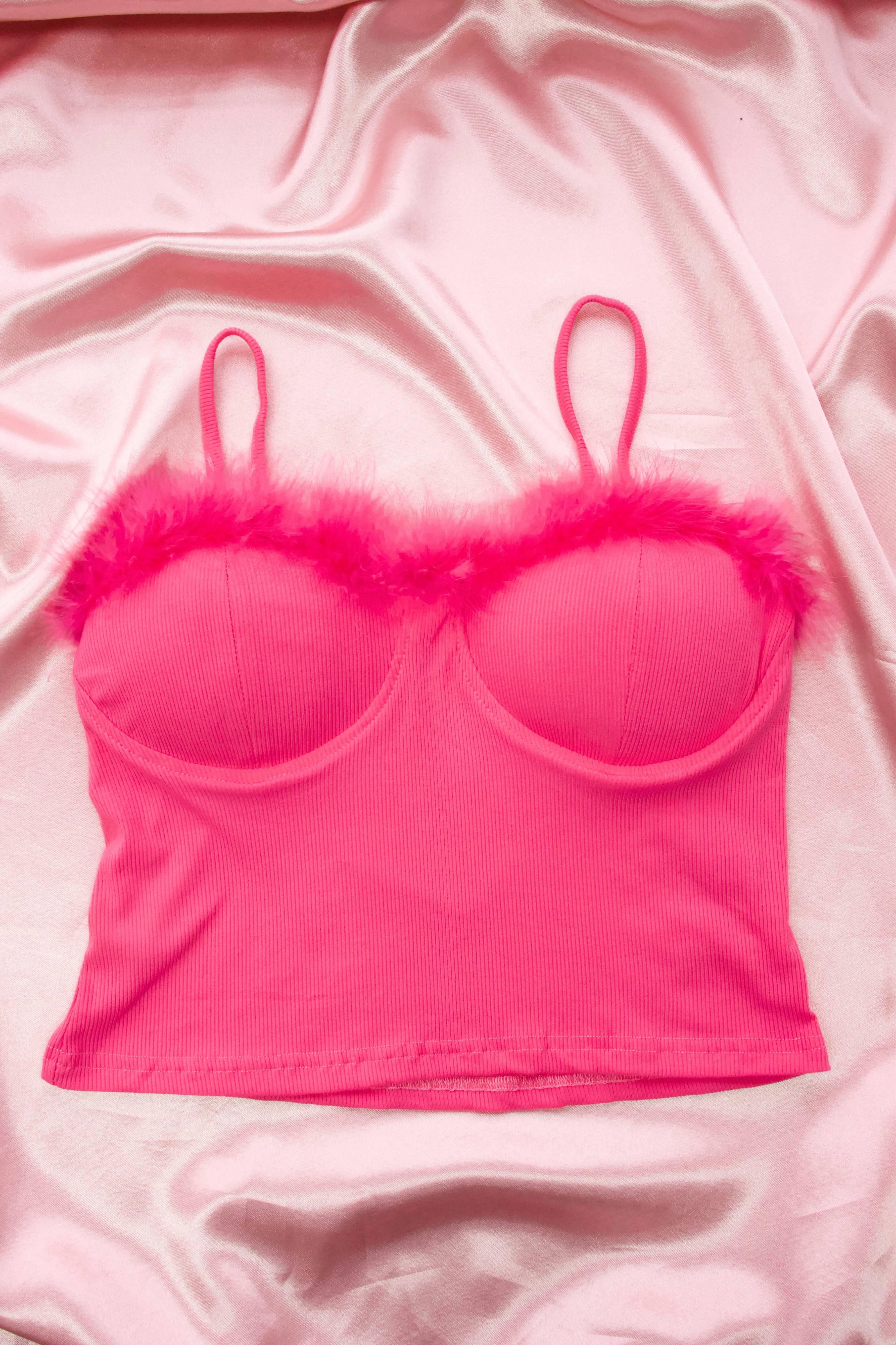 BLUSA TIRANTES DETALLE DE PLUMAS FL529