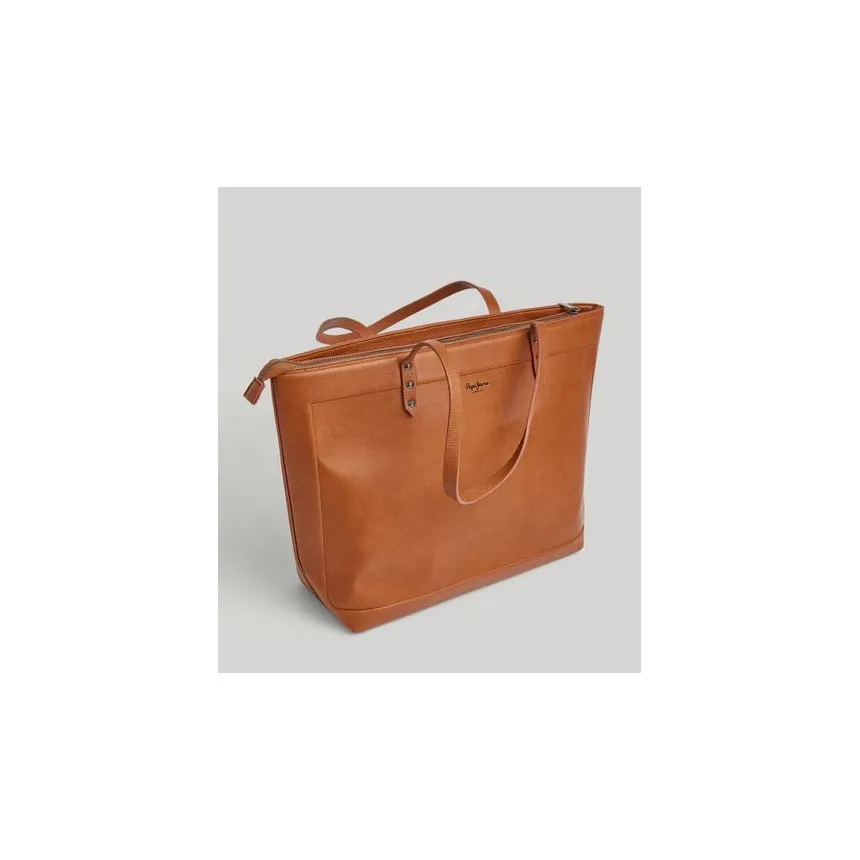 Bolso Tote Logo Pepe Jeans Bella Para Mujer