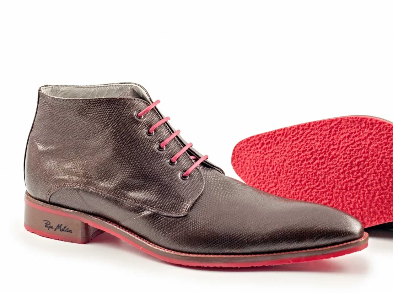 Bota chukka hombre piel original
