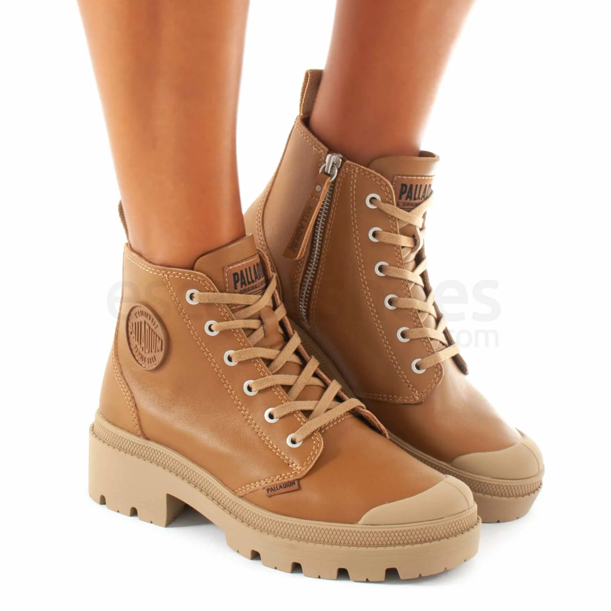 BOTAS PALLADIUM PALLABASE LEATHER DEAR BROWN 96905252