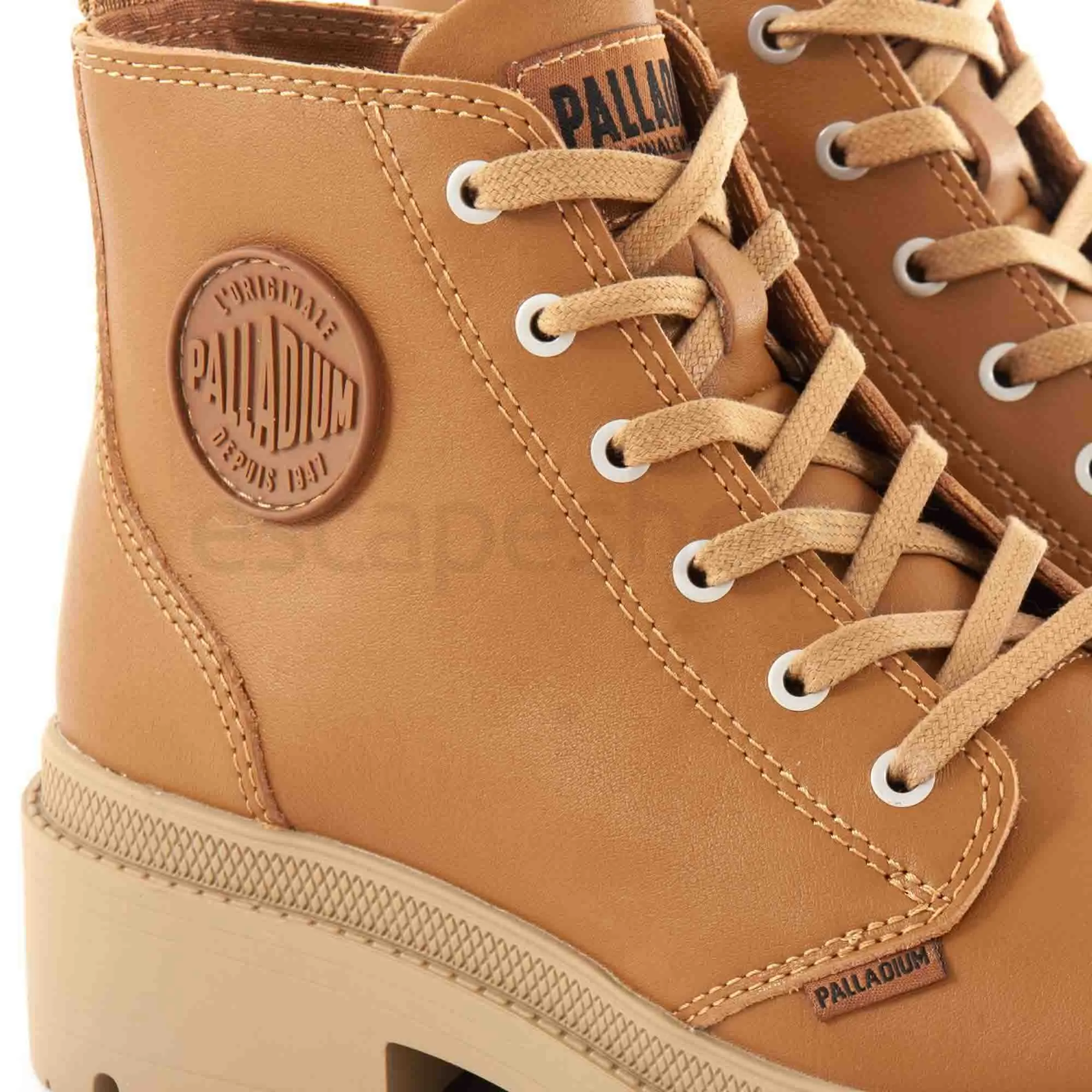 BOTAS PALLADIUM PALLABASE LEATHER DEAR BROWN 96905252