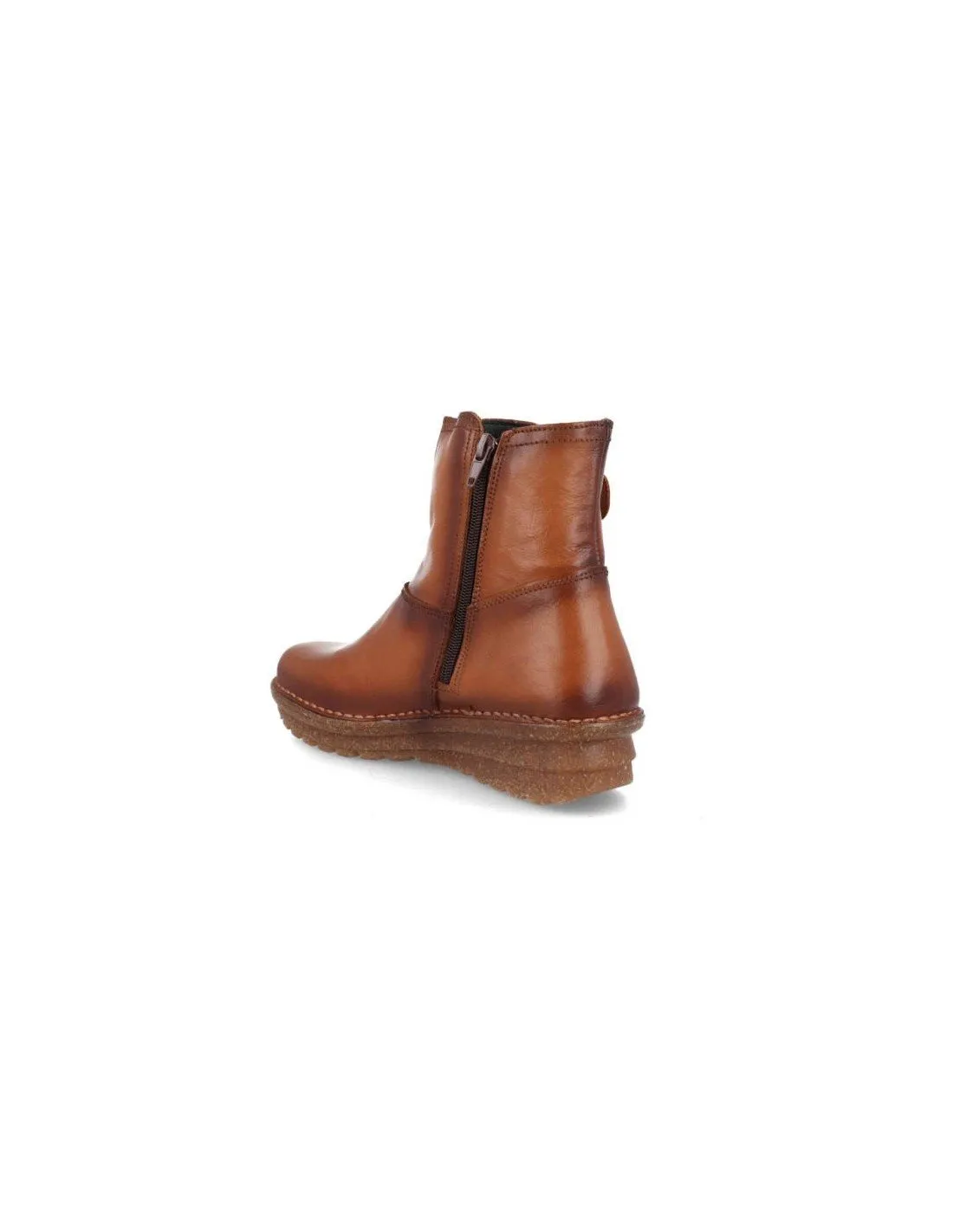 Botines mujer piel suela goma