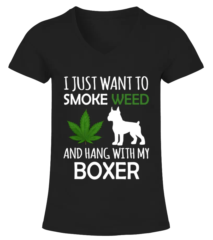 Boxer Tshirt Camiseta cuello pico Mujer
