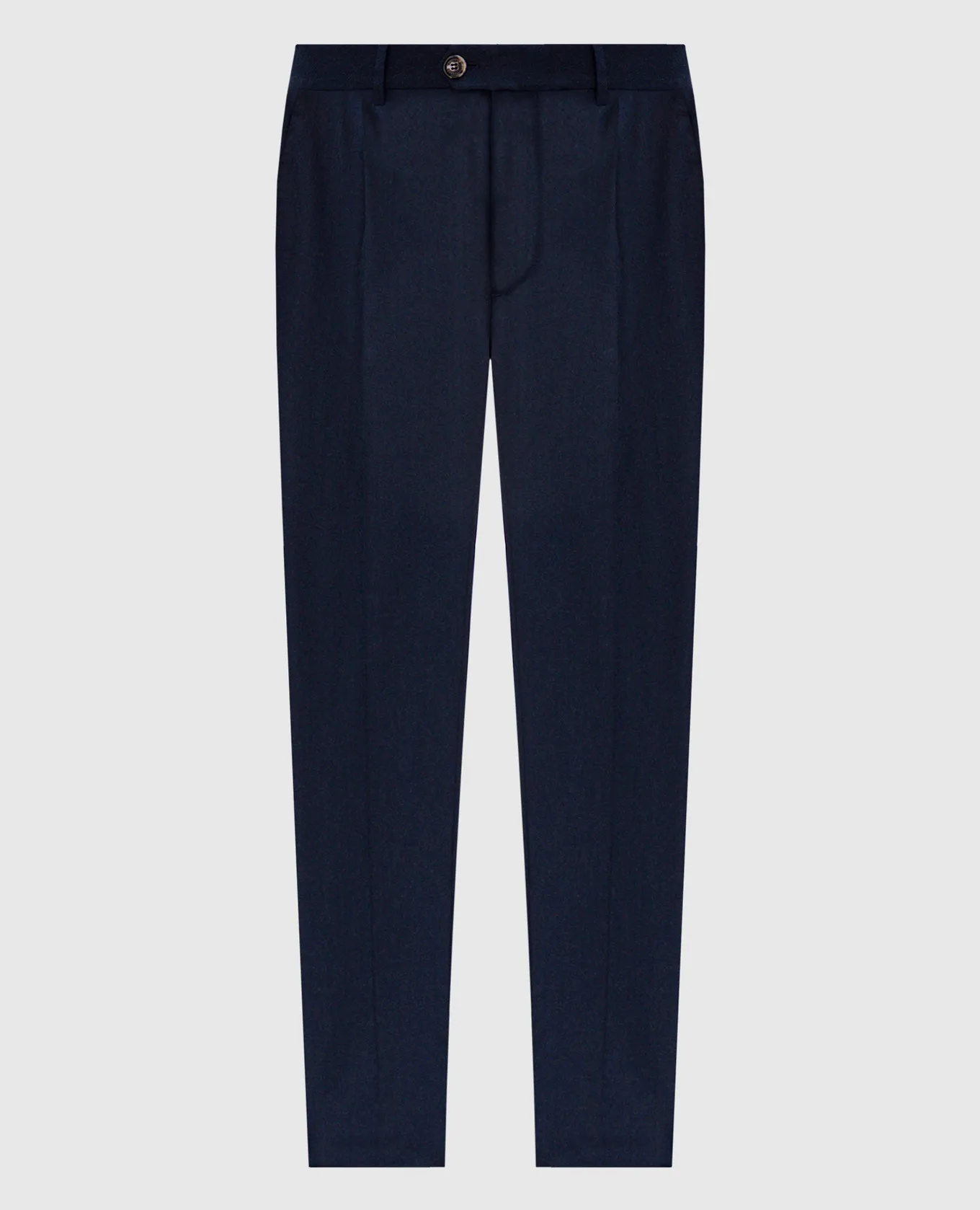 Brunello Cucinelli Blue pants made of wool