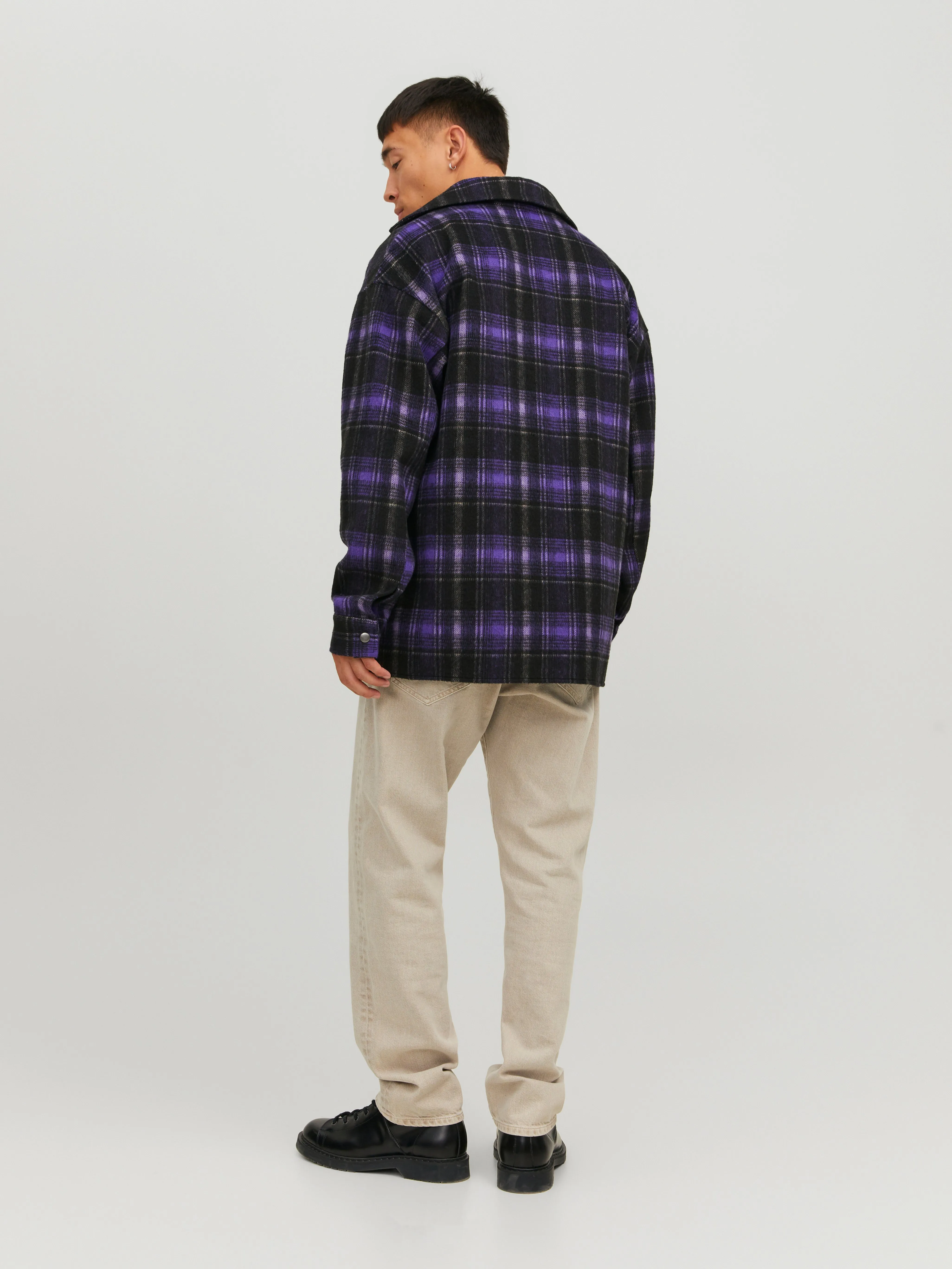 Camisa chaqueta Corte regular | Violeta oscuro | Jack & Jones®