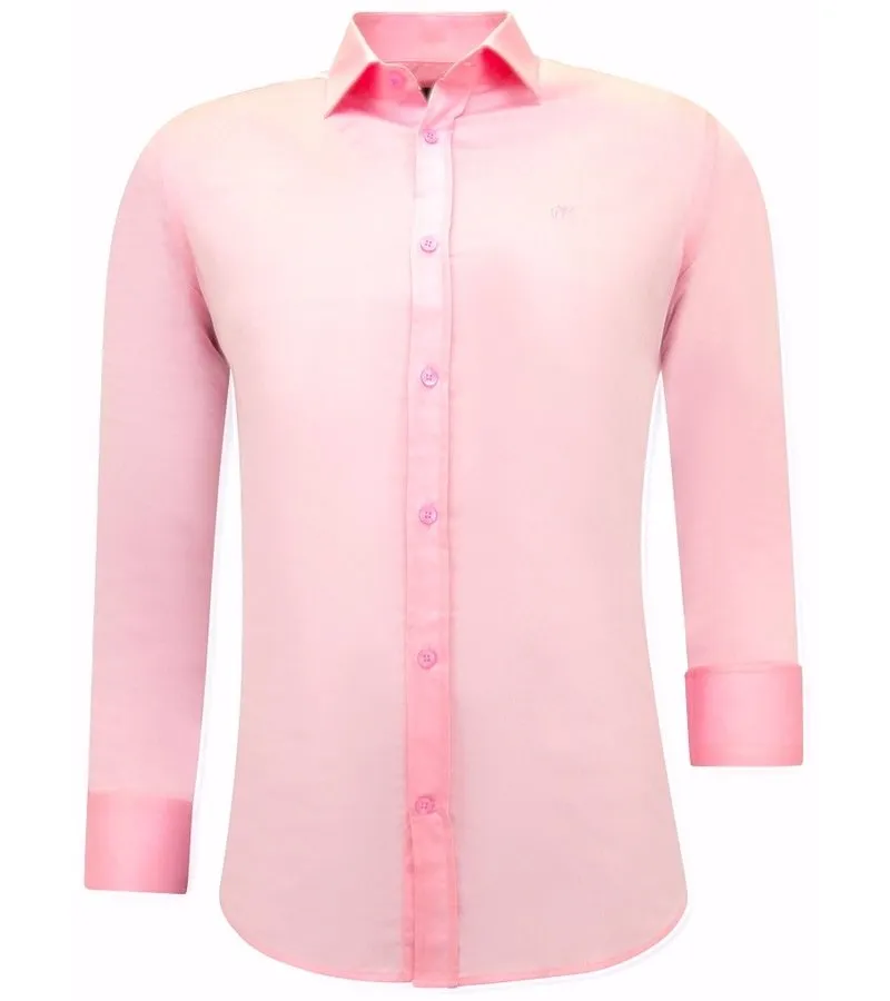 CAMISA CLASICA HOMBRE  3071  ROSA