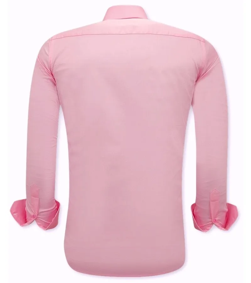 CAMISA CLASICA HOMBRE  3071  ROSA