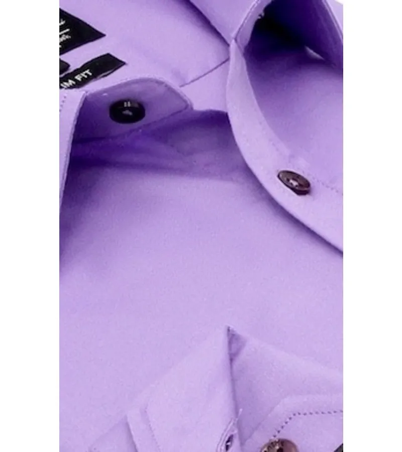 CAMISA CLASICA HOMBRE  3073  MORADO