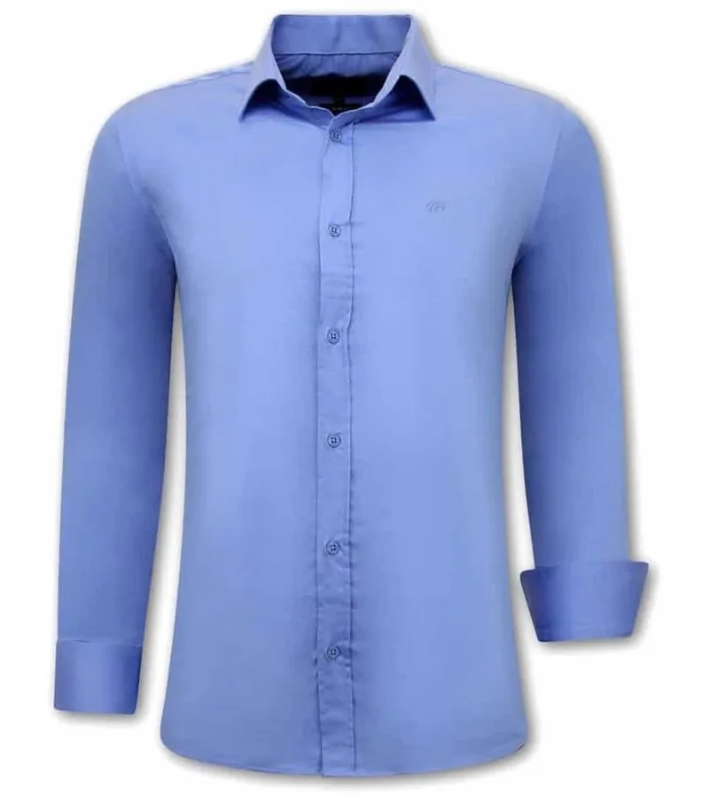 CAMISA CLASICA HOMBRE   3082  AZUL