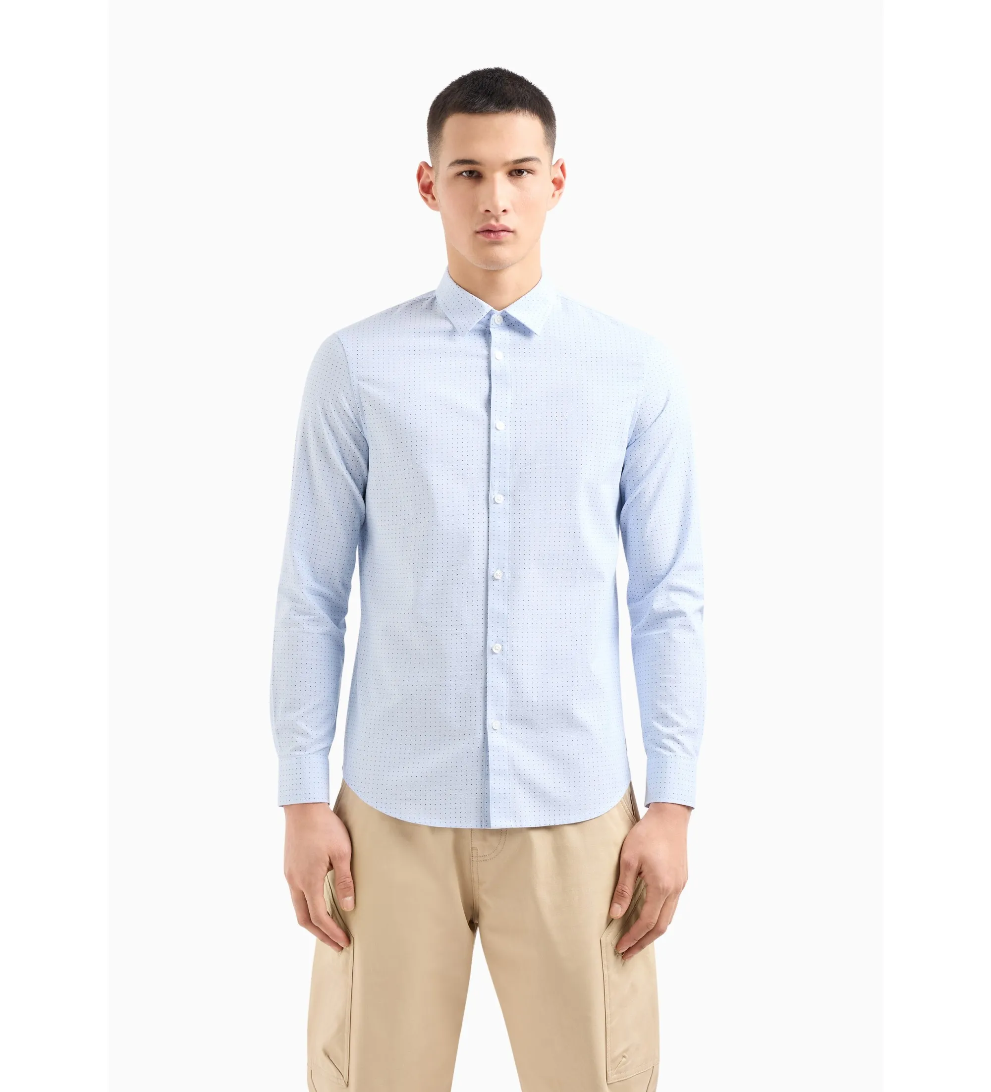 Camisa Dobby azul
