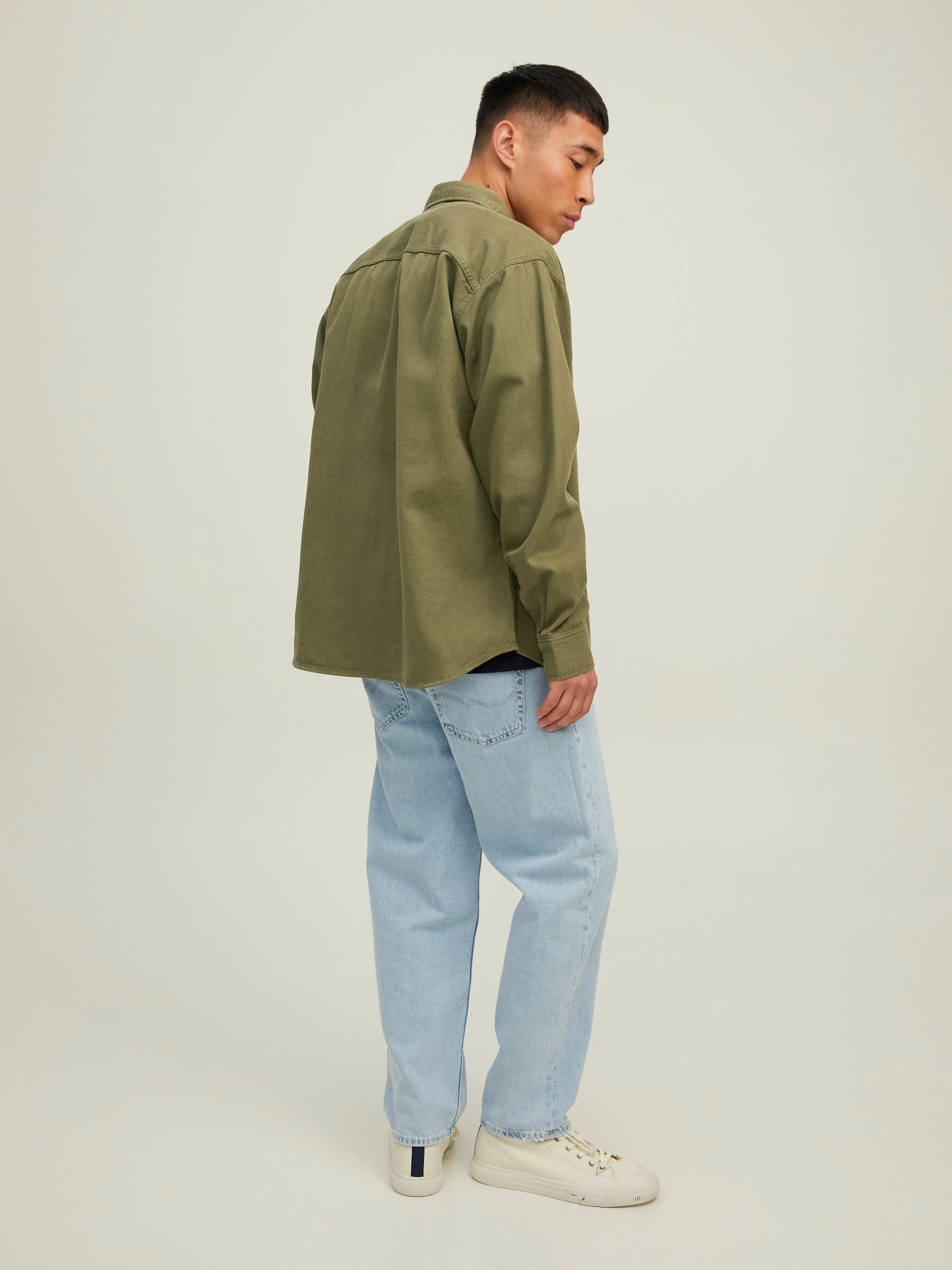 Camisa informal Corte regular | Verde oscuro | Jack & Jones®