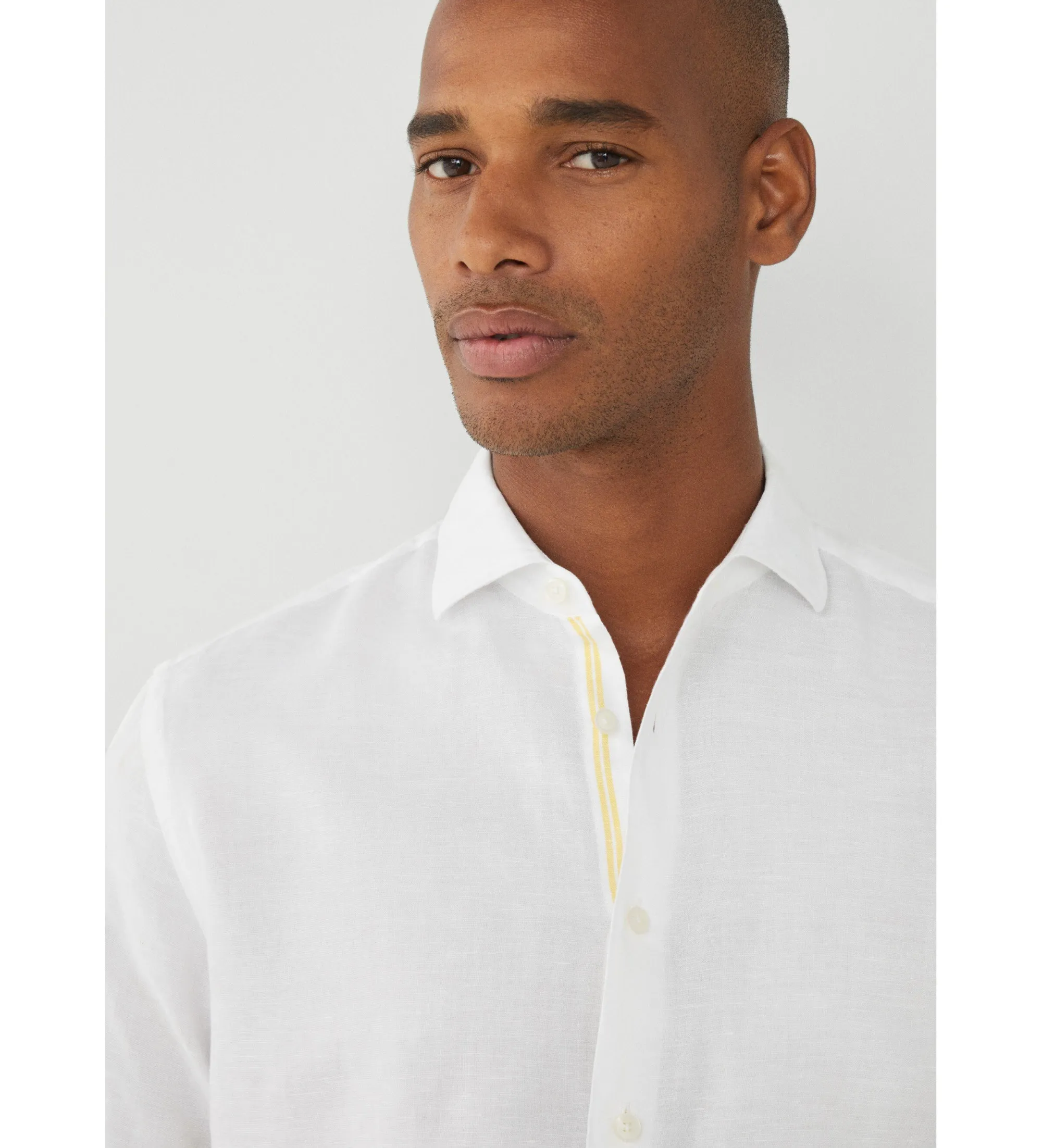Camisa Lino blanco