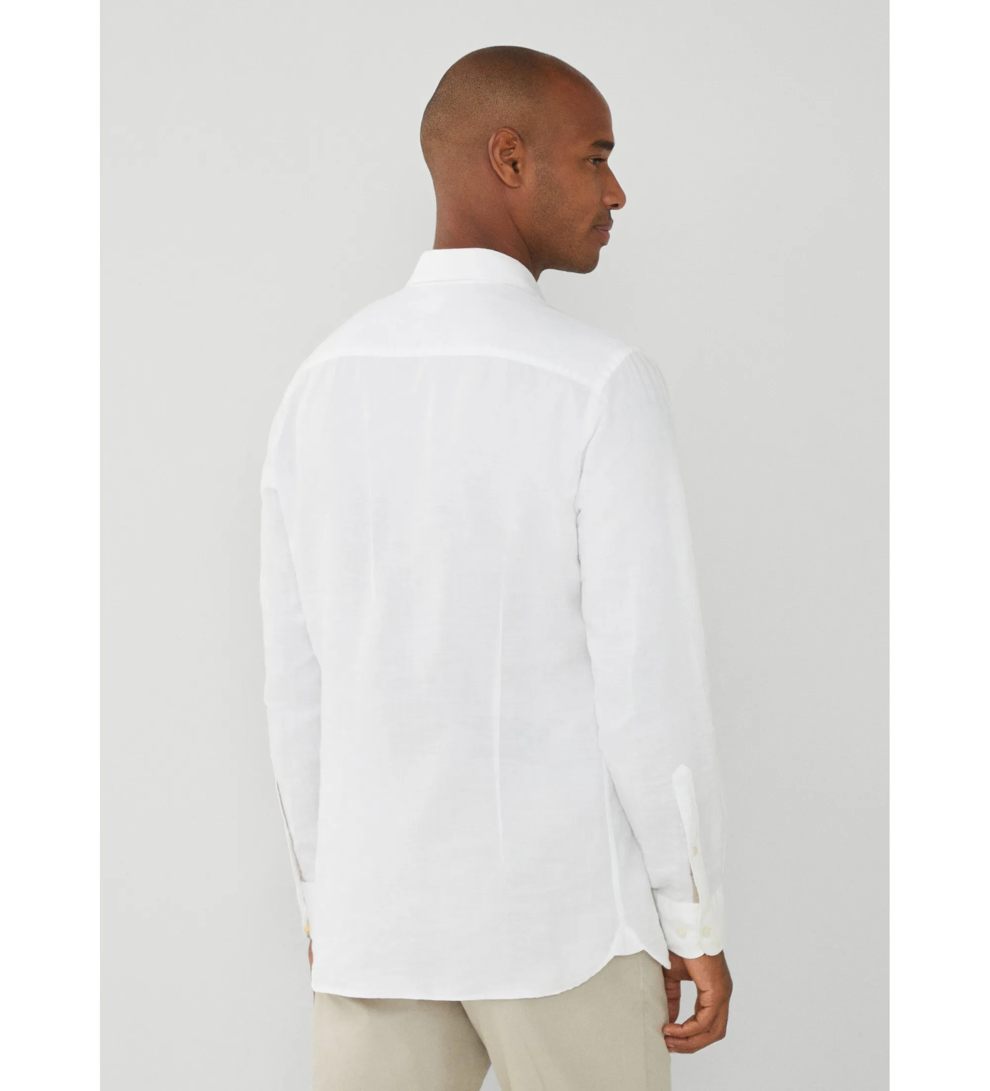 Camisa Lino blanco
