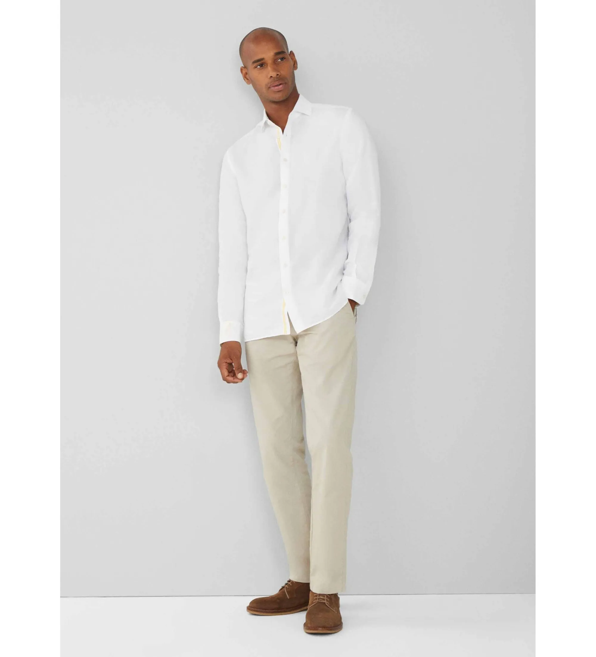 Camisa Lino blanco