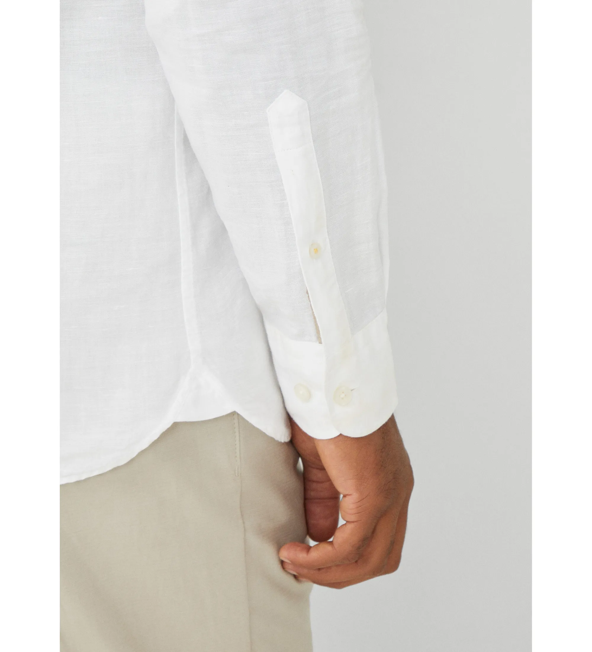 Camisa Lino blanco