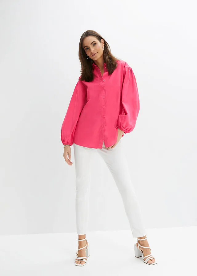 Camisa rosa intermedio