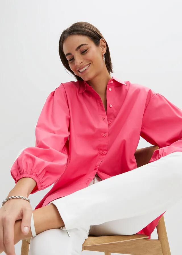 Camisa rosa intermedio
