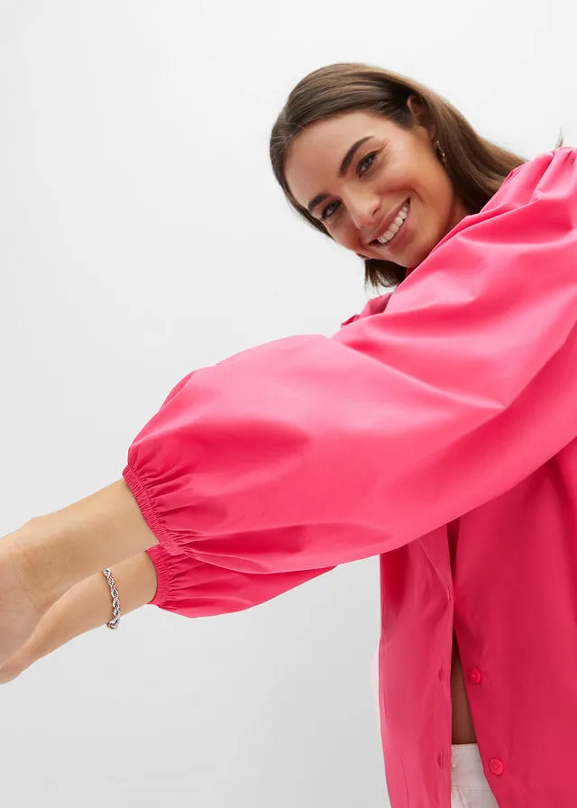 Camisa rosa intermedio