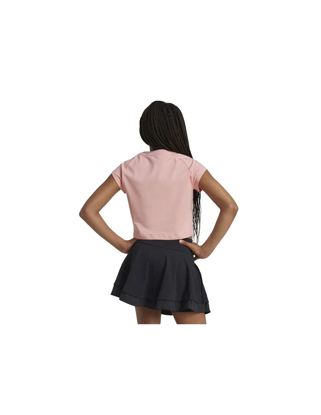 Camiseta adidas Street Jam Short Niña Rosa