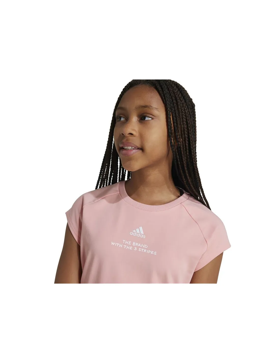 Camiseta adidas Street Jam Short Niña Rosa