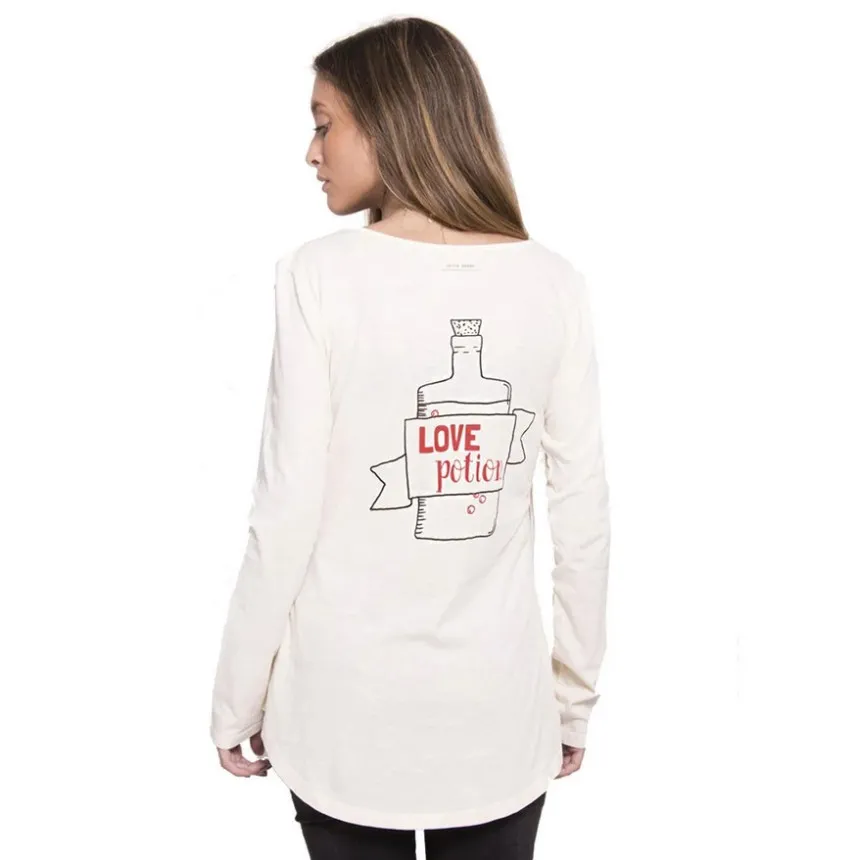 Camiseta Arica Love Tee Para Mujer