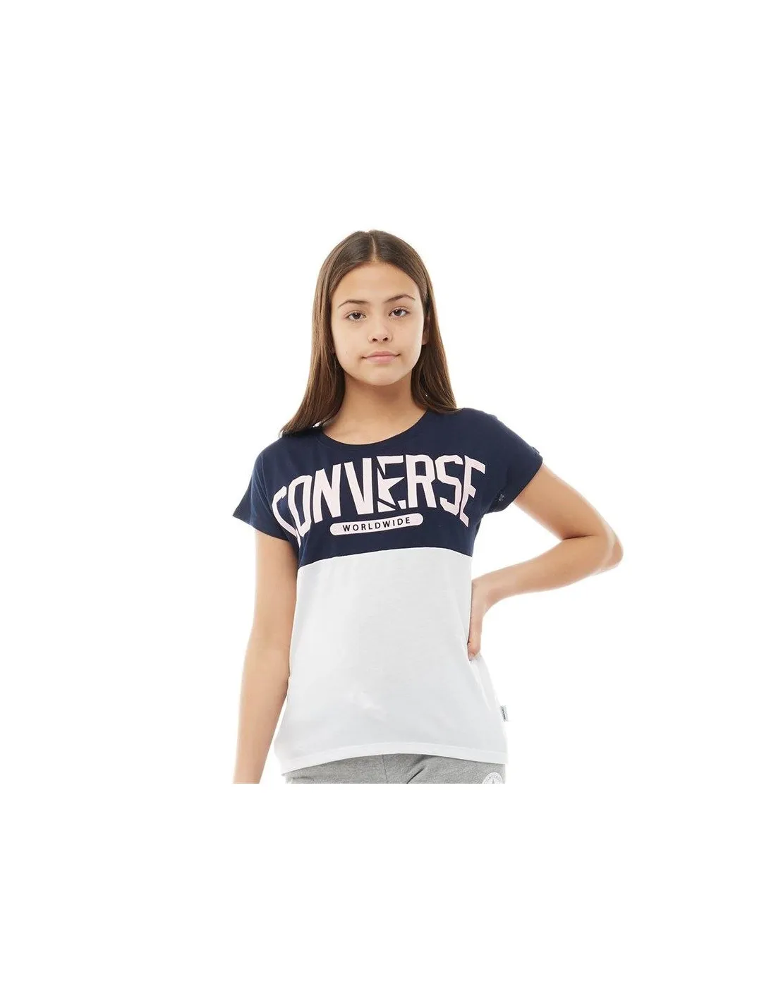 Camiseta Converse Worldwide Niña