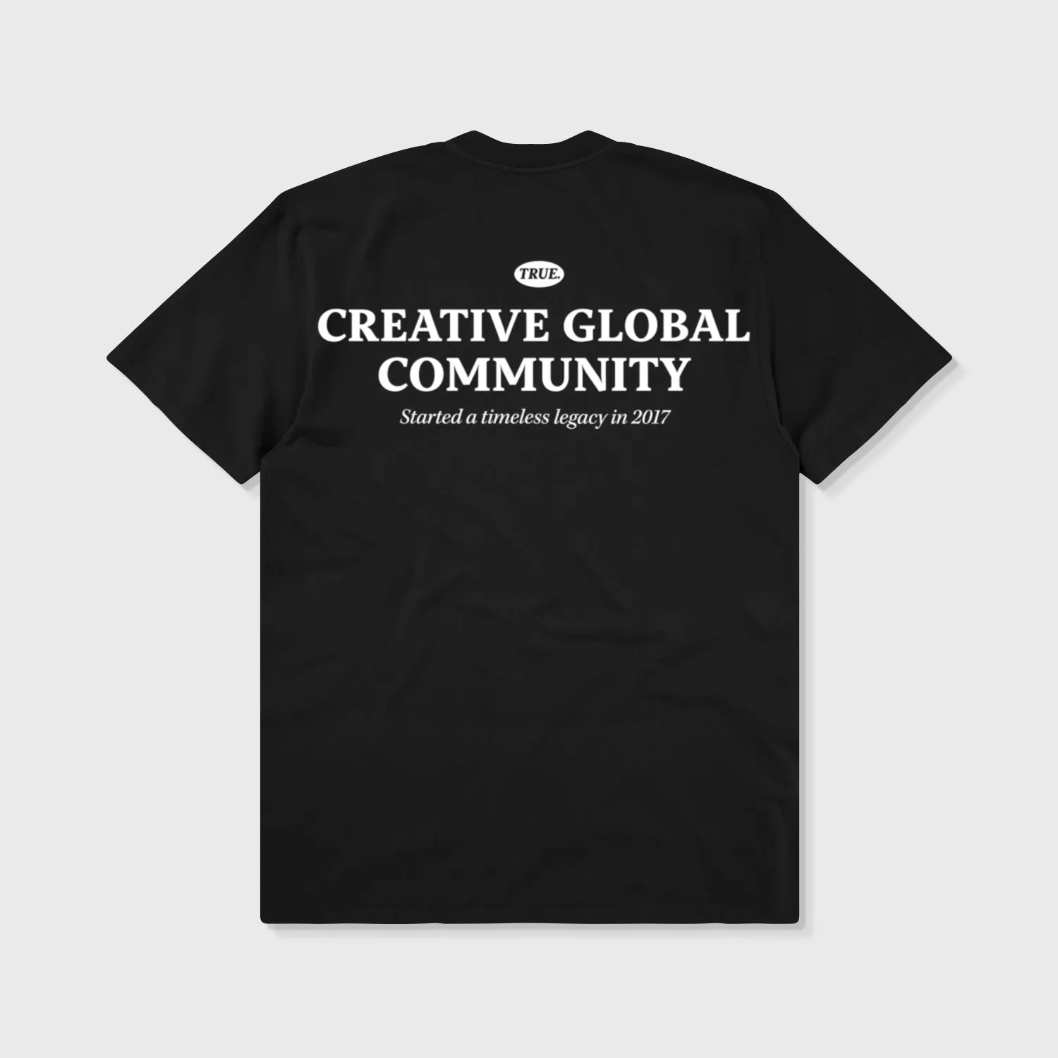 CAMISETA CREATIVE  NEGRA
