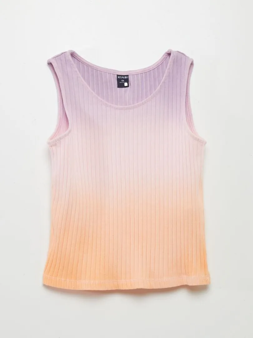 CAMISETA DE TIRANTES DE CANALé  ROSA
